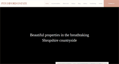 Desktop Screenshot of pitchfordestate.com